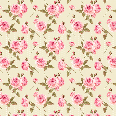 Estor enrollable con estampado de rosas