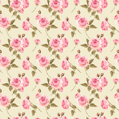 Estor enrollable con estampado de rosas