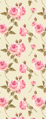 Estor enrollable con estampado de rosas