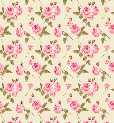 Estor enrollable con estampado de rosas
