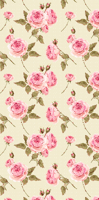 Estor enrollable con estampado de rosas