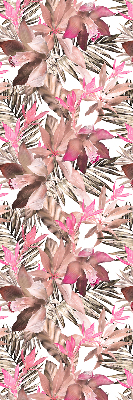 Modern roller blind con estampado de flores rosas