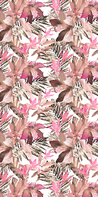 Modern roller blind con estampado de flores rosas