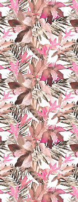 Modern roller blind con estampado de flores rosas