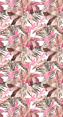 Modern roller blind con estampado de flores rosas