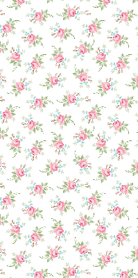 Estor enrollable para ventana con estampado de rosas