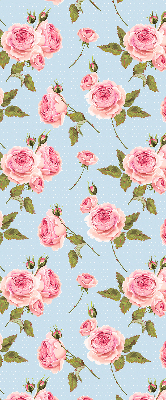 Estor enrollable con estampado de rosas