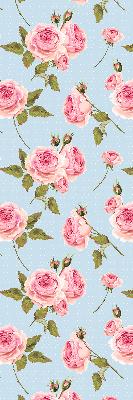 Estor enrollable con estampado de rosas