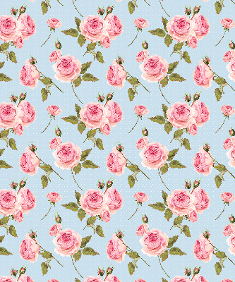 Estor enrollable con estampado de rosas