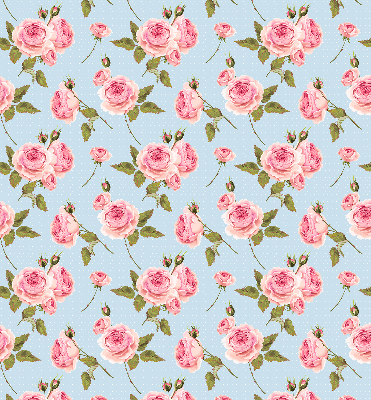 Estor enrollable con estampado de rosas