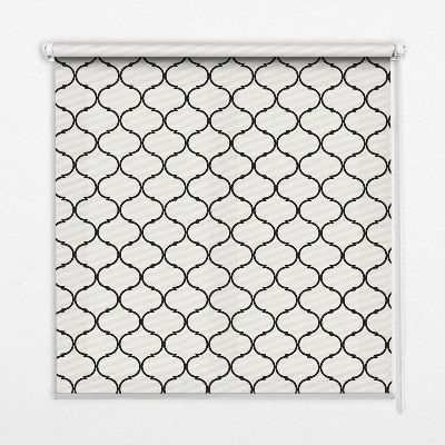 Estor enrollable para ventana con diseño de alambre de espino