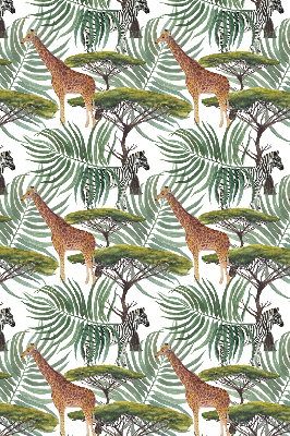 Modern roller blind con diseño de animales y árboles