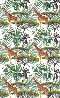 Modern roller blind con diseño de animales y árboles