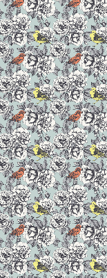 Modern roller blind con estampado de flores