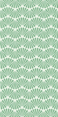 Modern roller blind con estampado Slalom en color verde