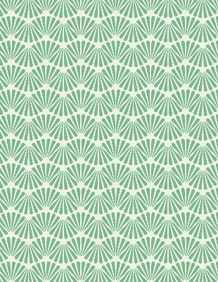 Modern roller blind con estampado Slalom en color verde