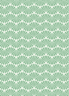 Modern roller blind con estampado Slalom en color verde