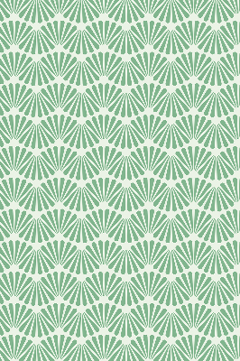 Modern roller blind con estampado Slalom en color verde