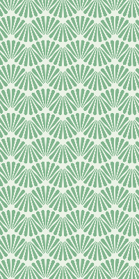 Modern roller blind con estampado Slalom en color verde
