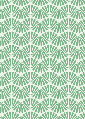 Modern roller blind con estampado Slalom en color verde