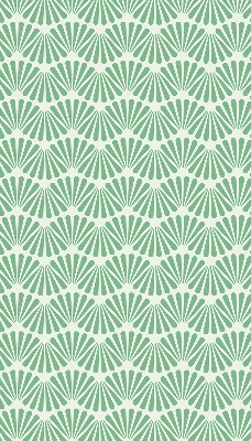 Modern roller blind con estampado Slalom en color verde