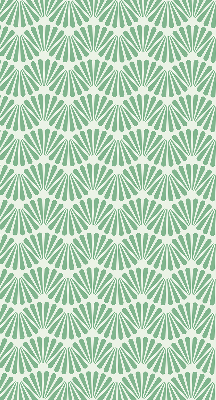 Modern roller blind con estampado Slalom en color verde
