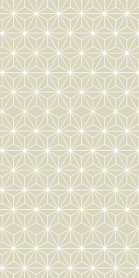 Estor enrollable con diseño de puntos blancos conectados entre sí