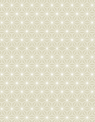 Estor enrollable con diseño de puntos blancos conectados entre sí
