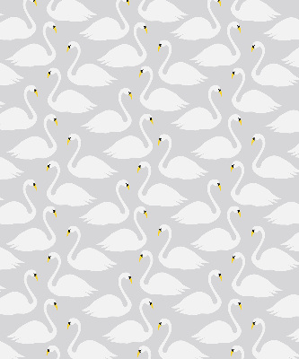 Estor enrollable con estampado de cisnes