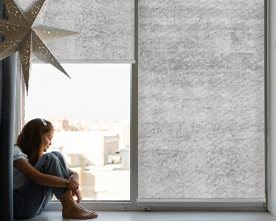 Estor enrollable para ventana con textura gris