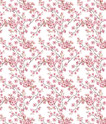 Estor enrollable con estampado de lirio rosa