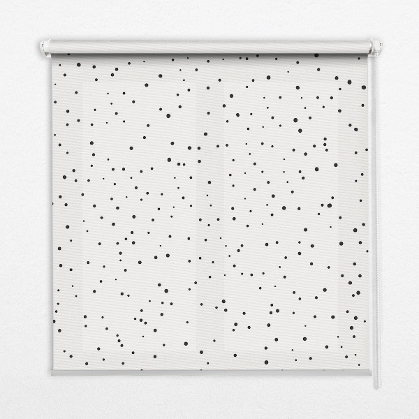 Estor enrollable para ventana con tejido en diseño de puntos