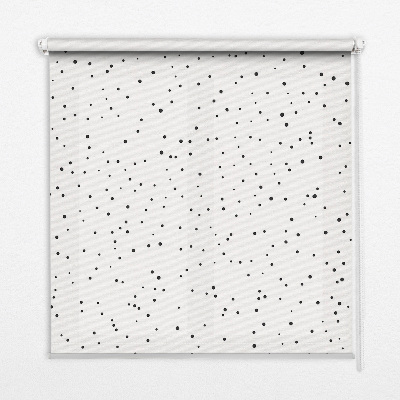 Estor enrollable para ventana con tejido en diseño de puntos