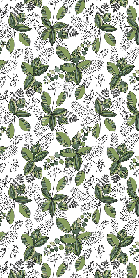 Estor enrollable con estampado de plantas