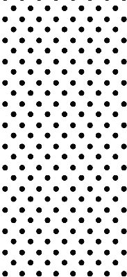 Modern roller blind con diseño de puntos negros