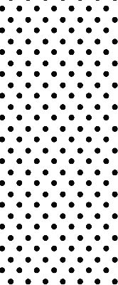 Modern roller blind con diseño de puntos negros