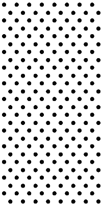 Modern roller blind con diseño de puntos negros
