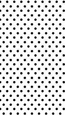 Modern roller blind con diseño de puntos negros