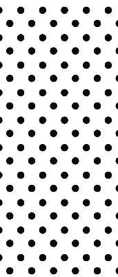 Modern roller blind con diseño de puntos negros