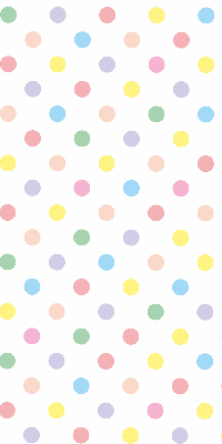 Estor enrollable con motivos de puntos de colores