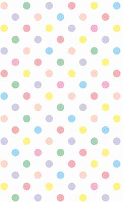 Estor enrollable con motivos de puntos de colores