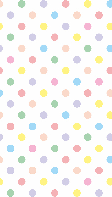 Estor enrollable con motivos de puntos de colores
