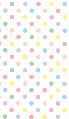 Estor enrollable con motivos de puntos de colores