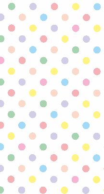 Estor enrollable con motivos de puntos de colores