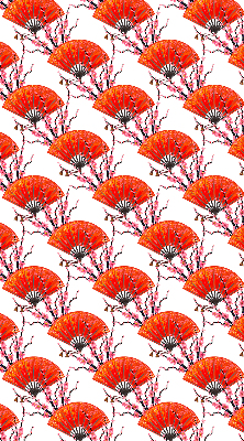 Modern roller blind con tejido rojo para ventanas
