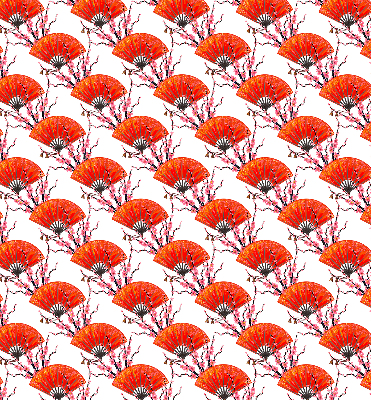 Modern roller blind con tejido rojo para ventanas