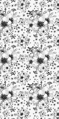 Modern roller blind con dibujo de flor