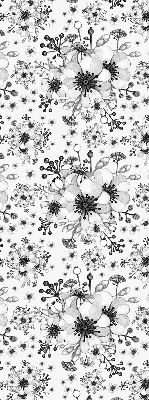 Modern roller blind con dibujo de flor