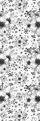 Modern roller blind con dibujo de flor