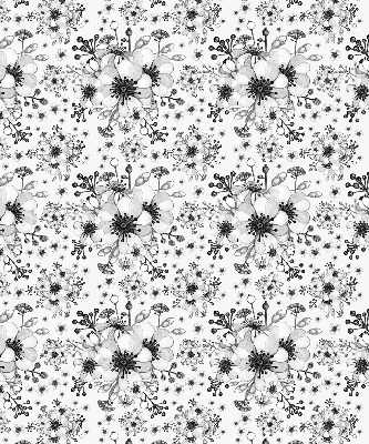 Modern roller blind con dibujo de flor
